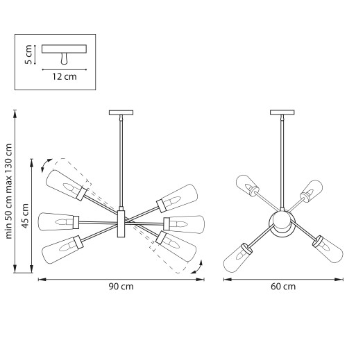 Люстра потолочная Crotone 690063