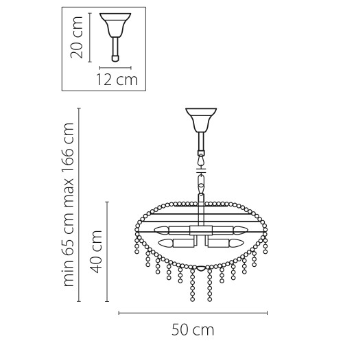 Люстра подвесная Classic 700120