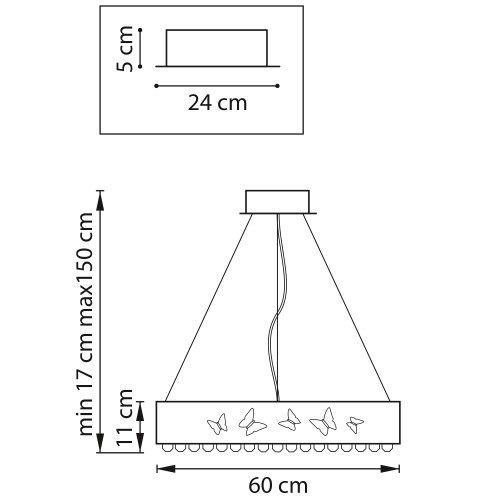 Люстра подвесная Faraone 701161