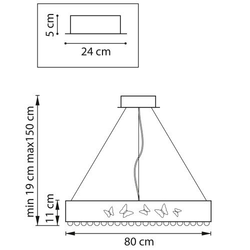 Люстра подвесная Faraone 701181