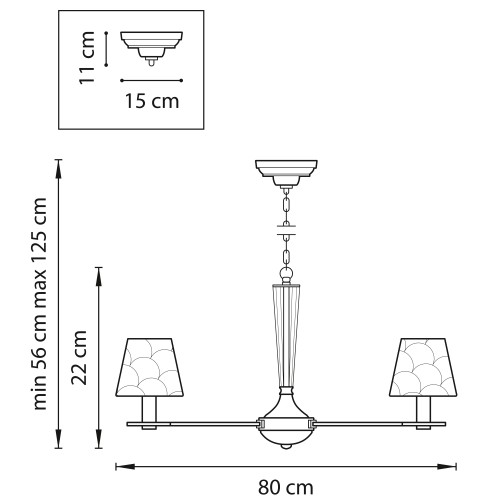 Люстра подвесная Perla 707081
