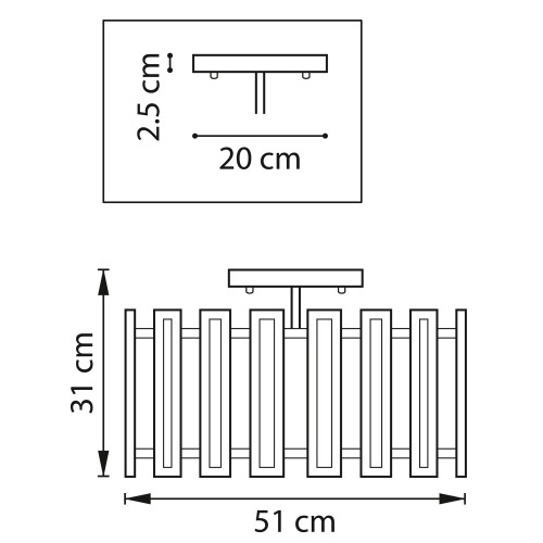 Люстра потолочная Agave 712054