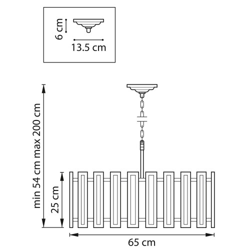 Люстра подвесная Agave 712064