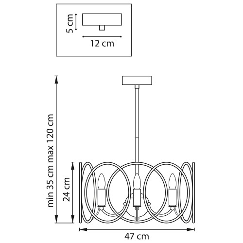Люстра потолочная Regolo 713053