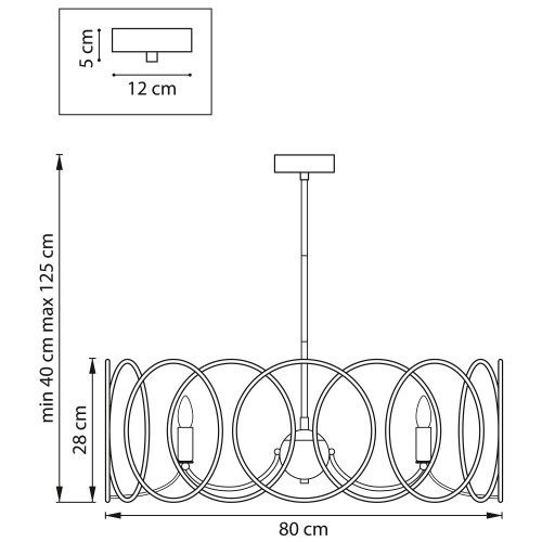 Люстра потолочная Regolo 713083