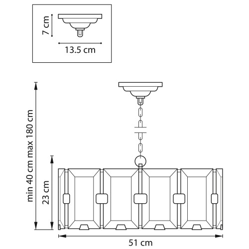 Люстра подвесная Novara 713267