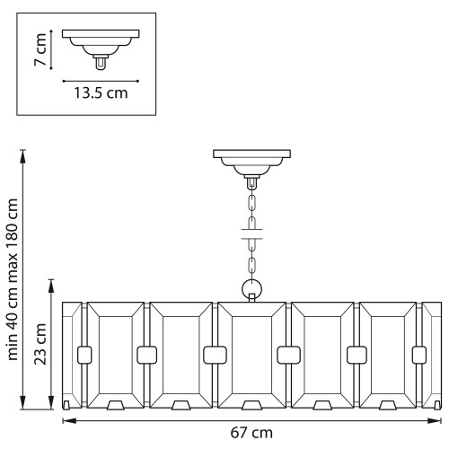 Люстра подвесная Novara 713287