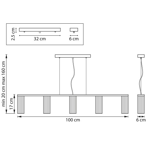 Люстра подвесная Roma 718053