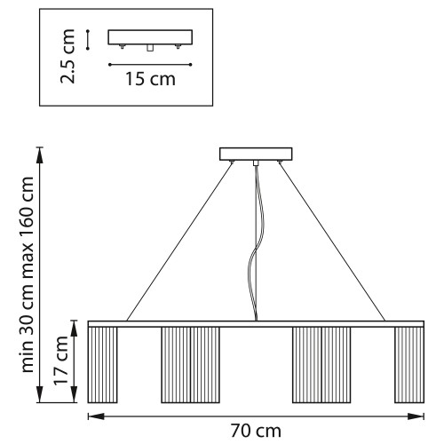 Люстра подвесная Roma 718123