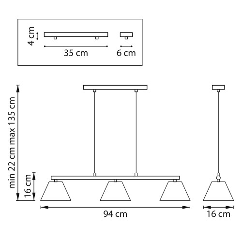 Люстра подвесная Cappe 719233