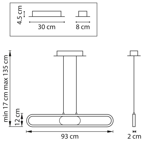 Люстра подвесная Lodi 723317