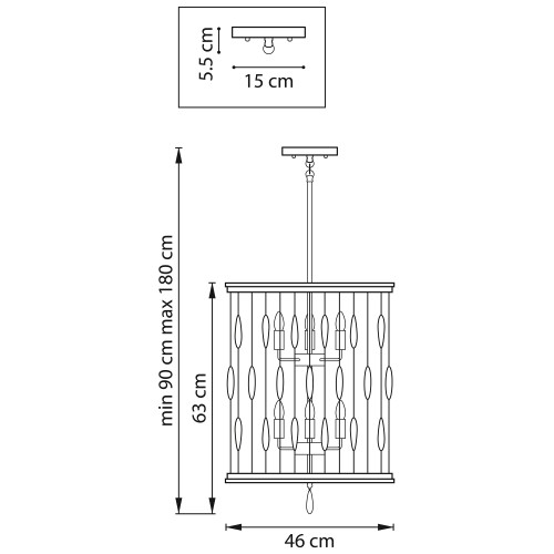 Люстра потолочная Firenze 725163