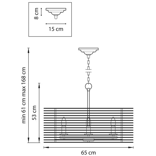 Люстра подвесная Zeta 728063