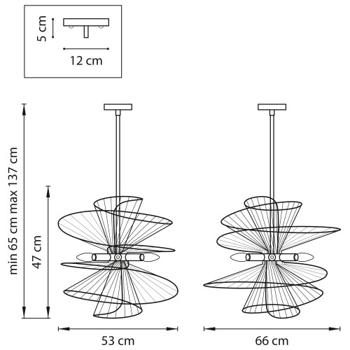 Люстра потолочная Zeta 728163