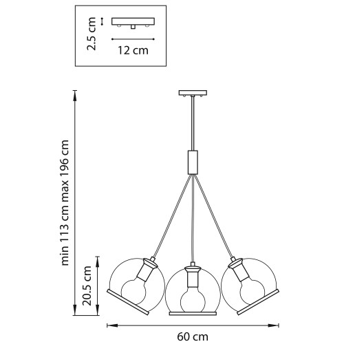 Люстра потолочная Sferico 729071