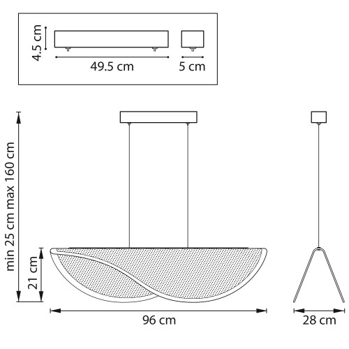 Люстра подвесная Varese 731403