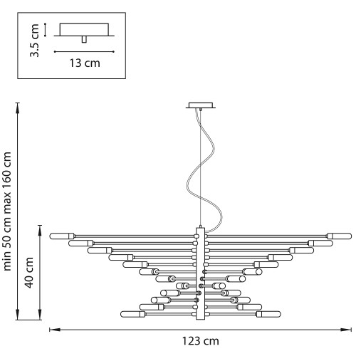 Люстра подвесная Ragno 733247