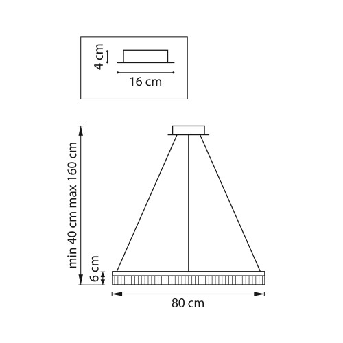 Люстра подвесная Rotonda 736187
