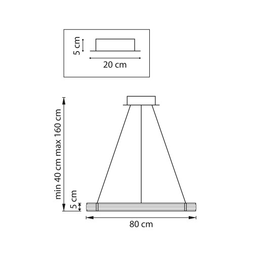 Люстра подвесная Rotonda 736287