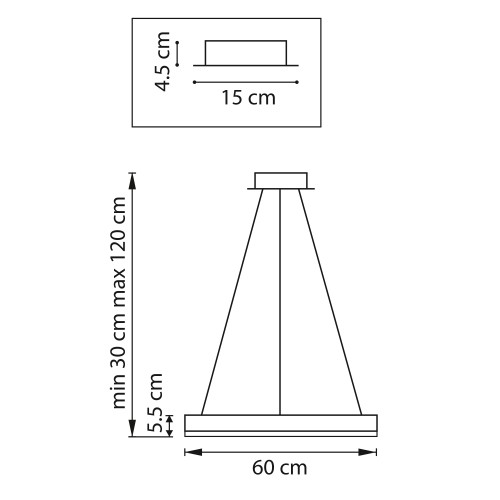 Люстра подвесная Rotonda 736402