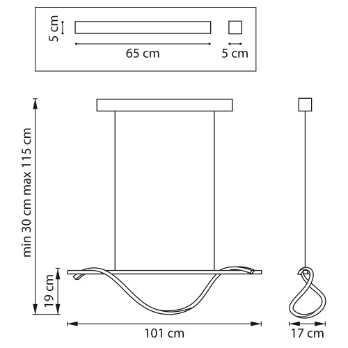 Люстра подвесная Rotonda 736447
