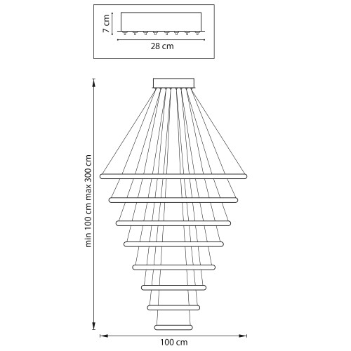 Люстра подвесная Rotonda 736483
