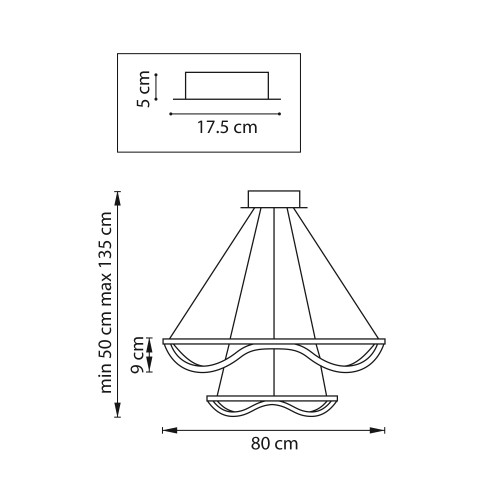 Люстра подвесная Rotonda 736527