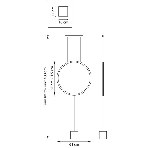 Светильник подвесной Undine 738657