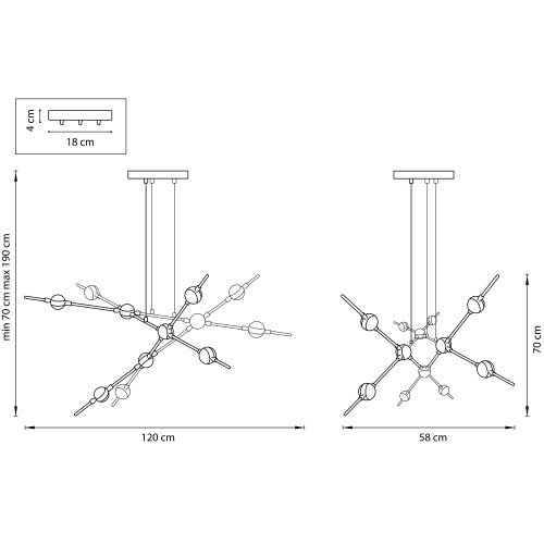Люстра подвесная Bergamo 745247