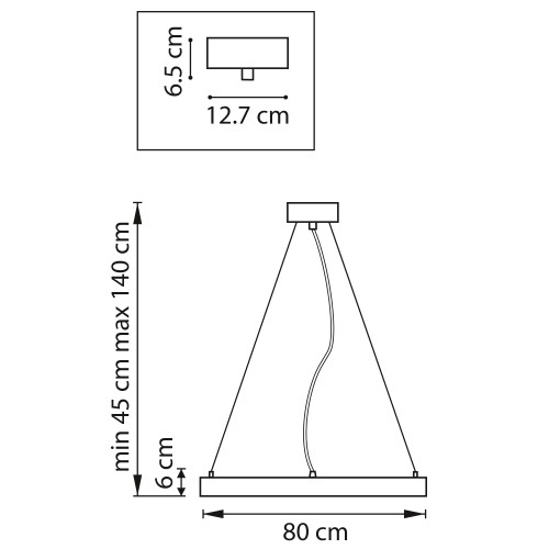 Люстра подвесная Saturno 748037