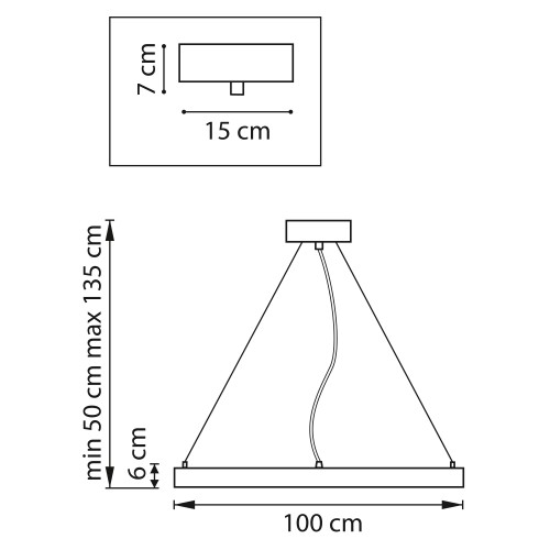 Люстра подвесная Saturno 748043