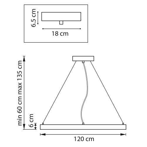 Люстра подвесная Saturno 748053