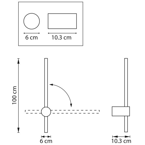 Светильник настенный Tubo 748637