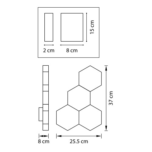 Светильник настенный Favo 750643