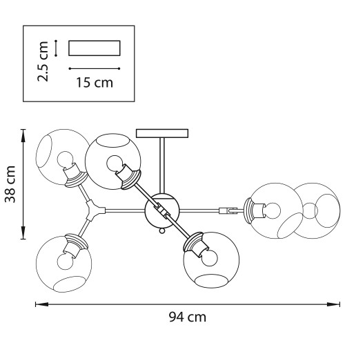 Люстра потолочная Beta 785063