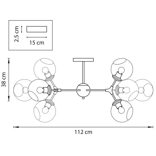 Люстра потолочная Beta 785083