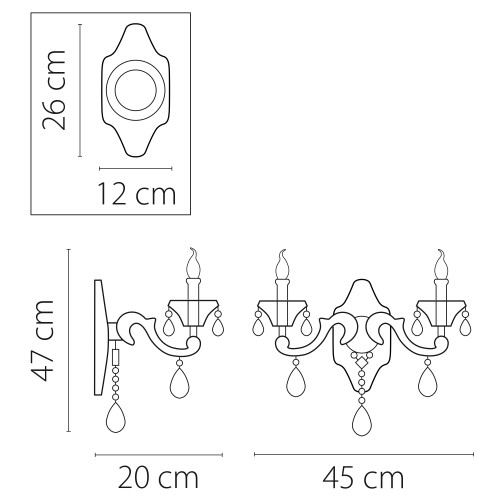 Бра Ampollo 786622