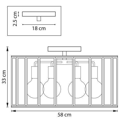 Люстра потолочная Genni 798281