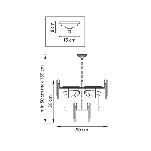 Люстра Retro 799092