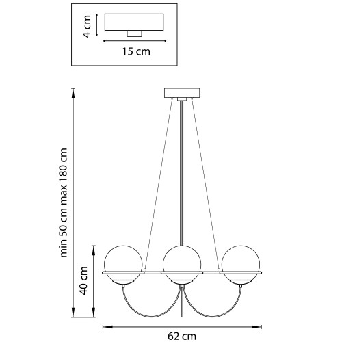 Люстра подвесная Globo 803263
