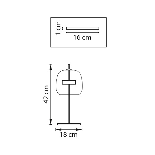 Настольная лампа Cupola 804918