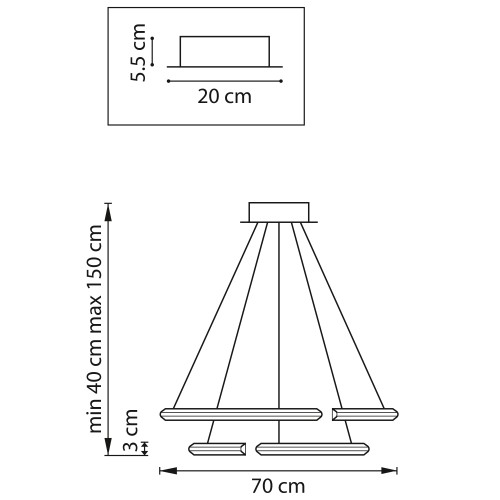 Люстра подвесная Virata 814223