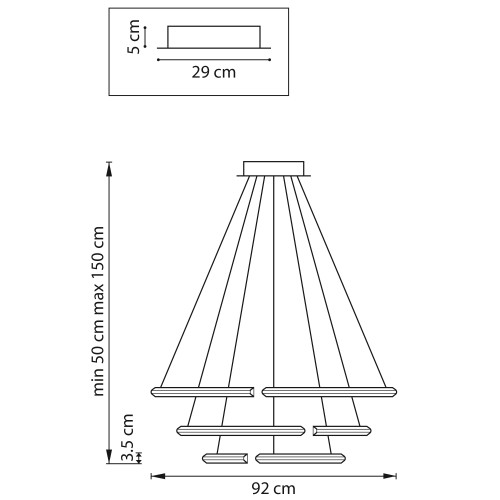 Люстра подвесная Virata 814233