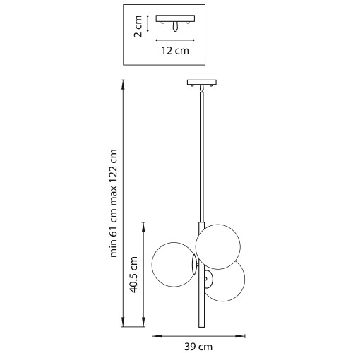 Люстра потолочная Croco 815031