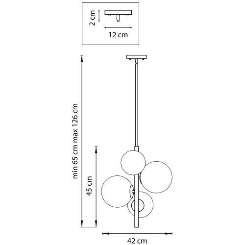 Люстра потолочная Croco 815043
