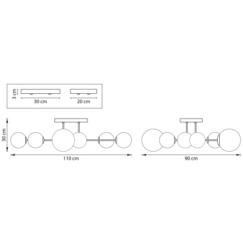 Люстра потолочная Croco 815380