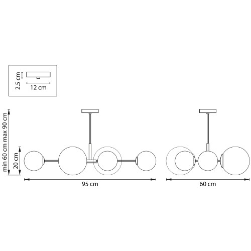 Люстра потолочная Croco 815460