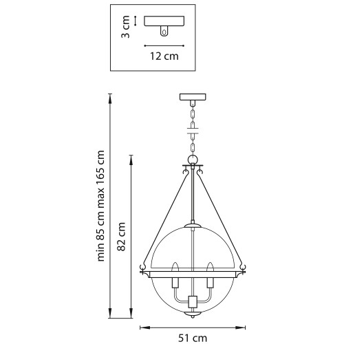 Люстра подвесная Modena 816044