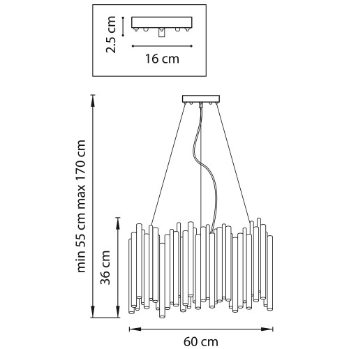 Люстра подвесная Savona 816107