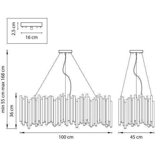 Люстра подвесная Savona 816207